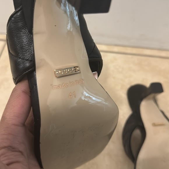 Gucci Black Sandal Heels Black, EU 41 - Picture 6 of 8